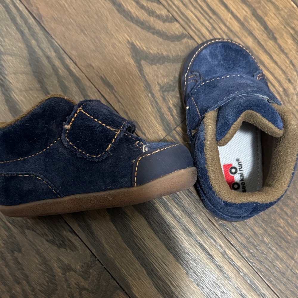 see kai run  Navy Blue Suede Shoes